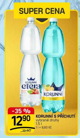 KORUNNÍ S PŘÍCHUTÍ vybrané druhy 1,5l