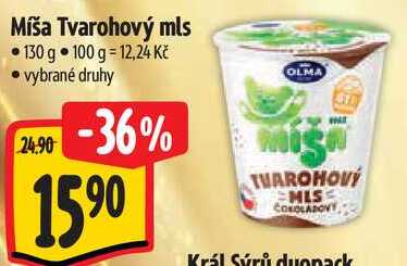 Míša Tvarohový mls, 130 g