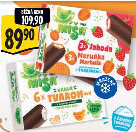 Zmrzlina Míša multipack, 6x 45 - 6x 55 ml