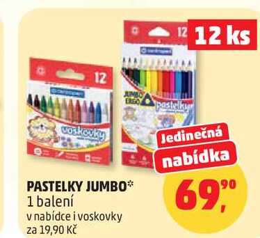 PASTELKY JUMBO, 1 balení 