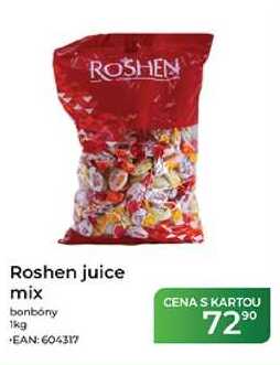 Roshen juice mix bonbóny 1kg 