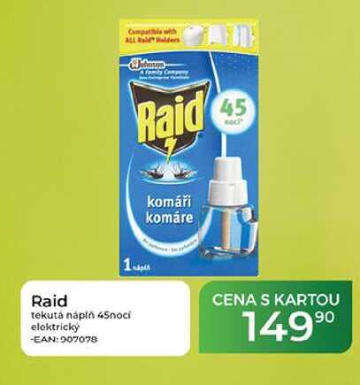 Raid 1 tekutá náplň 45nocí elektrický 