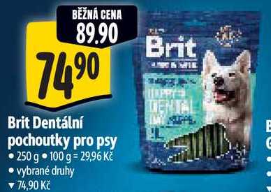 Brit Dentální pochoutky pro psy, 250 g