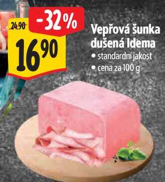 Vepřová šunka dušená Idema, cena za 100 g