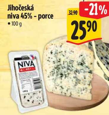 Jihočeská niva 45% - porce, 100 g