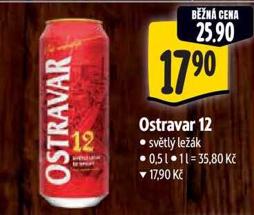 Ostravar 12, 0,5 l