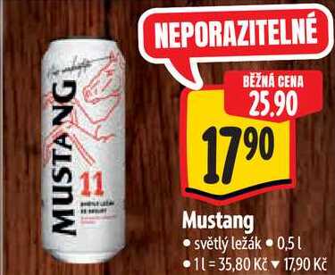 Mustang, 0,5 l