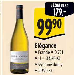 Elégance, 0,75 l