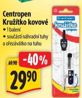 Centropen Kružítko kovové 