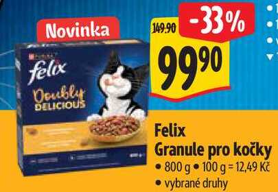 Felix Granule pro kočky, 800 g