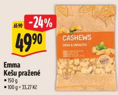 Emma Kešu pražené, 150 g 