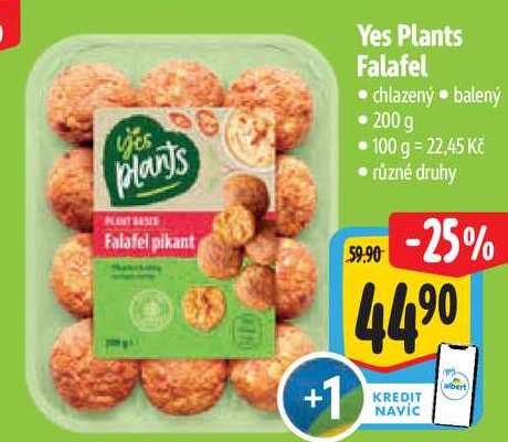 Yes Plants Falafel, 200 g
