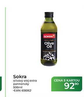 Sokra olivový olej extra pannonský 500ml  