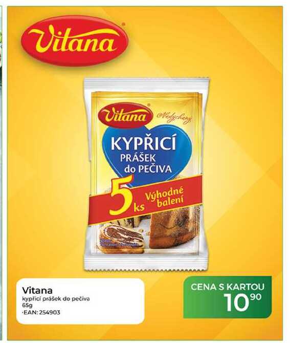 Vitana kypřicí prášek do pečiva 65g
