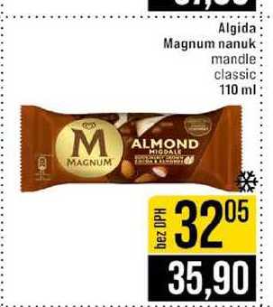 Algida Magnum nanuk mandle classic 110 ml