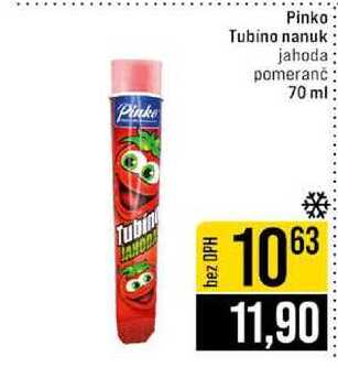 Pinko Tubino nanuk jahoda pomeranč 70 ml