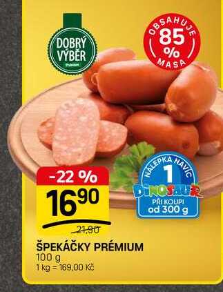 ŠPEKÁČKY PRÉMIUM 100 g