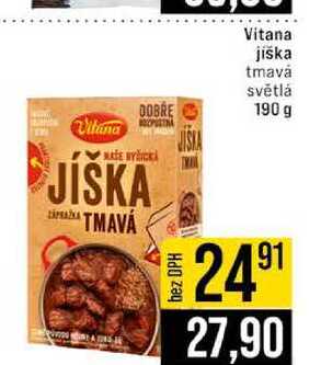 Vitana jiška tmavá světlá 190 g