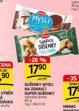 SUŠENKY MYSLI NA ZDRAVÍ 60g