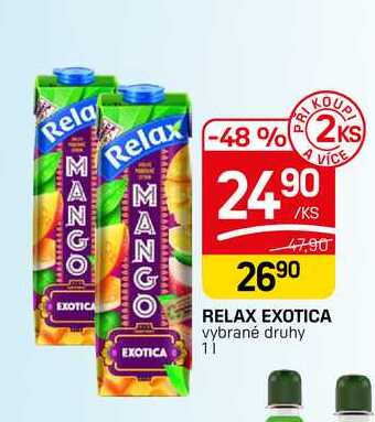 RELAX EXOTICA vybrané druhy 1l