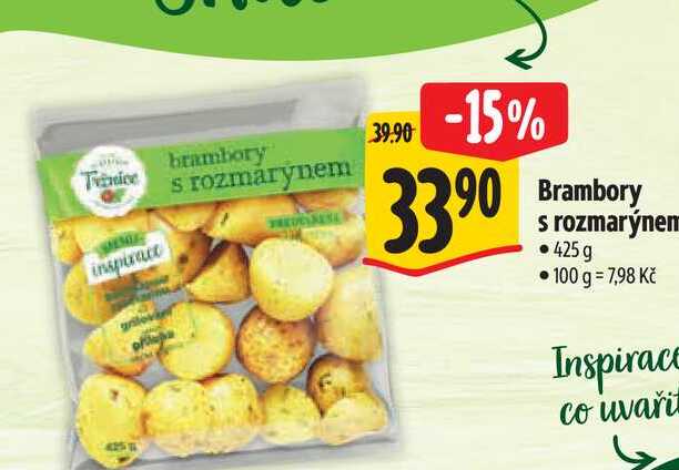 Brambory s rozmarýnem 425g