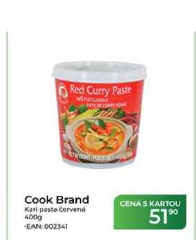 Cook Brand Kari pasta červená 400g  