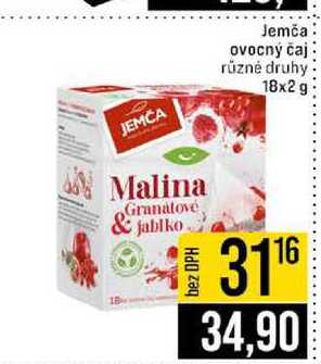 Jemča ovocný čaj různé druhy 18x2 g