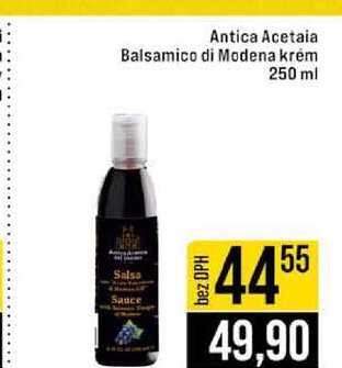 Antica Acetaia Balsamico di Modena krém 250 ml 
