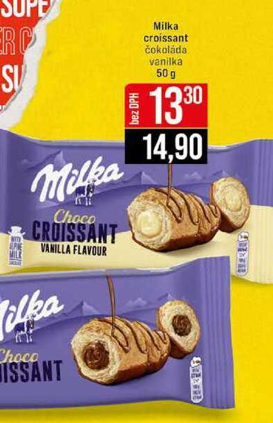 Milka croissant čokoláda vanilka 50 g
