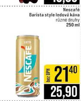 Nescafé Barista style ledová káva různé druhy 250 ml 