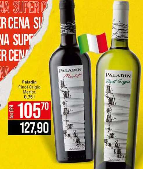 Paladin Pinot Grigio Merlot 0.75l