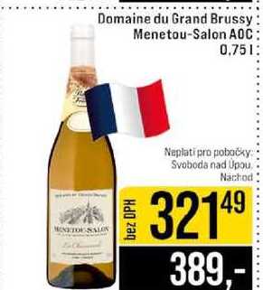 Domaine du Grand Brussy Menetou-Salon AOC 0.75l