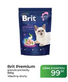 Brit chicken Brit Premium granule pro kočky 800g  