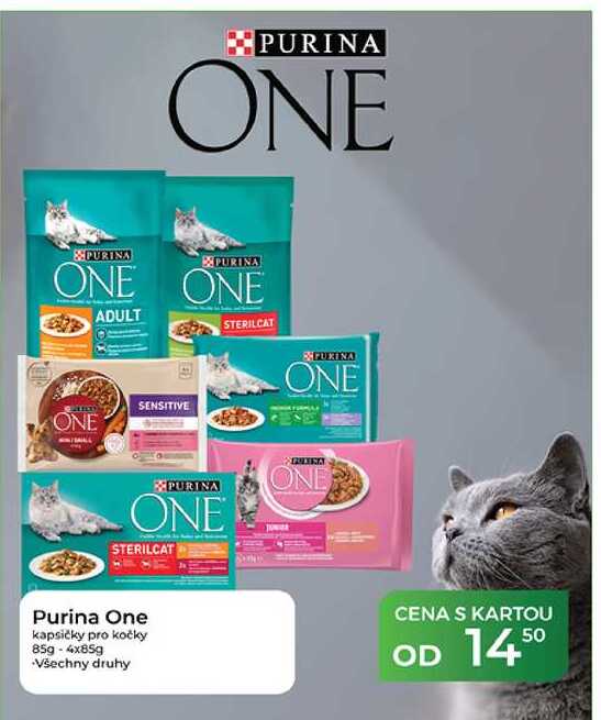 Purina One kapsičky pro kočky 85g-4x85g  