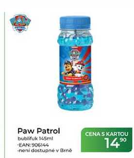 Paw Patrol bublifuk 145ml Tamda Foods