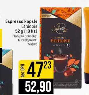 Espresso kapsle Ethiopie 52 g 10 ks