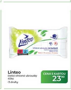 Linteo čistici vlhčené ubrousky 40ks 