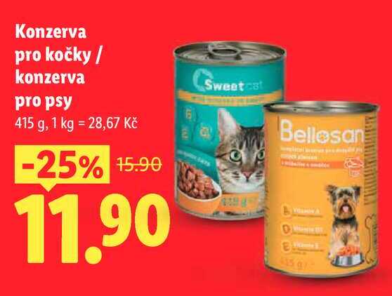 Konzerva pro kočky / konzerva pro psy, 415 g