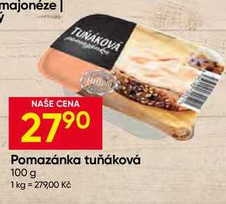Pomazánka tuňáková 100 g