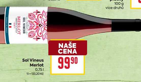 Sol Vineus Merlot 0,75l
