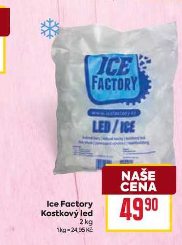 Ice Factory Kostkový led 2 kg
