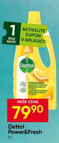 Dettol Power&Fresh 1l Hruška
