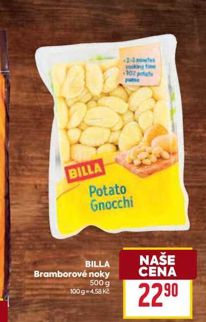BILLA Bramborové noky 500 g  