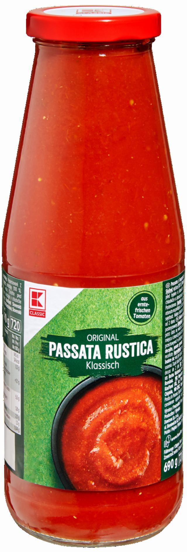 K-CLASSIC Rajčata nahrubo pasírovaná