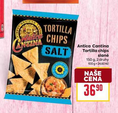 Antica Cantina Tortilla chips slané 150 g