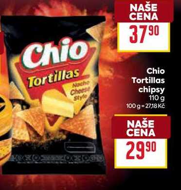 Chio Tortillas chipsy 110 g