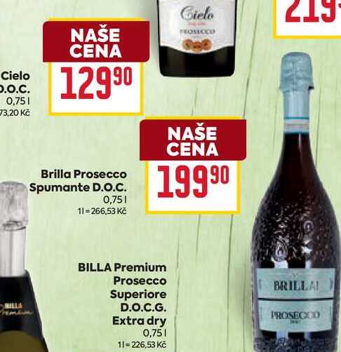 Brilla Prosecco Spumante D.O.C. 0,75l