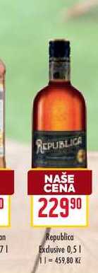 Republica Exclusive 0,5l