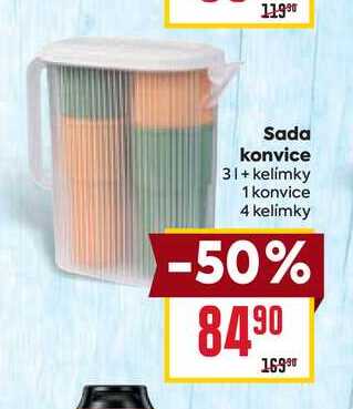 Sada konvice 31+ kelímky 1 konvice 4 kelímky