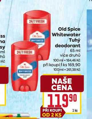 Old Spice Whitewater Tuhý deodorant 65 ml BILLA